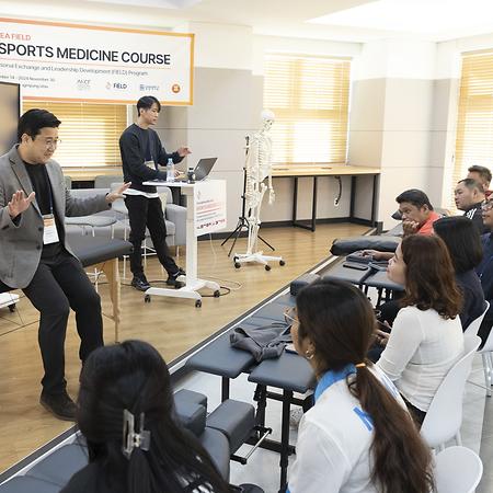 스포츠융합학부,  대한축구협회와 한-아세안 필드스포츠 의학 교육과정 진행